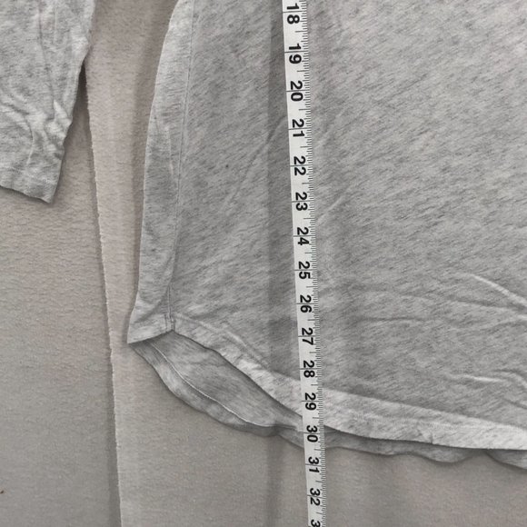 Victorias Secret Womens White Long Sleeve Round Neck T Shirt Top Size Medium - Picture 5 of 5